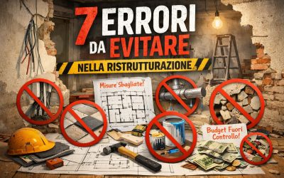 7 errori da evitare quando ristrutturi casa