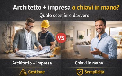 “Architetto + impresa” o “chiavi in mano”? Quale scegliere davvero